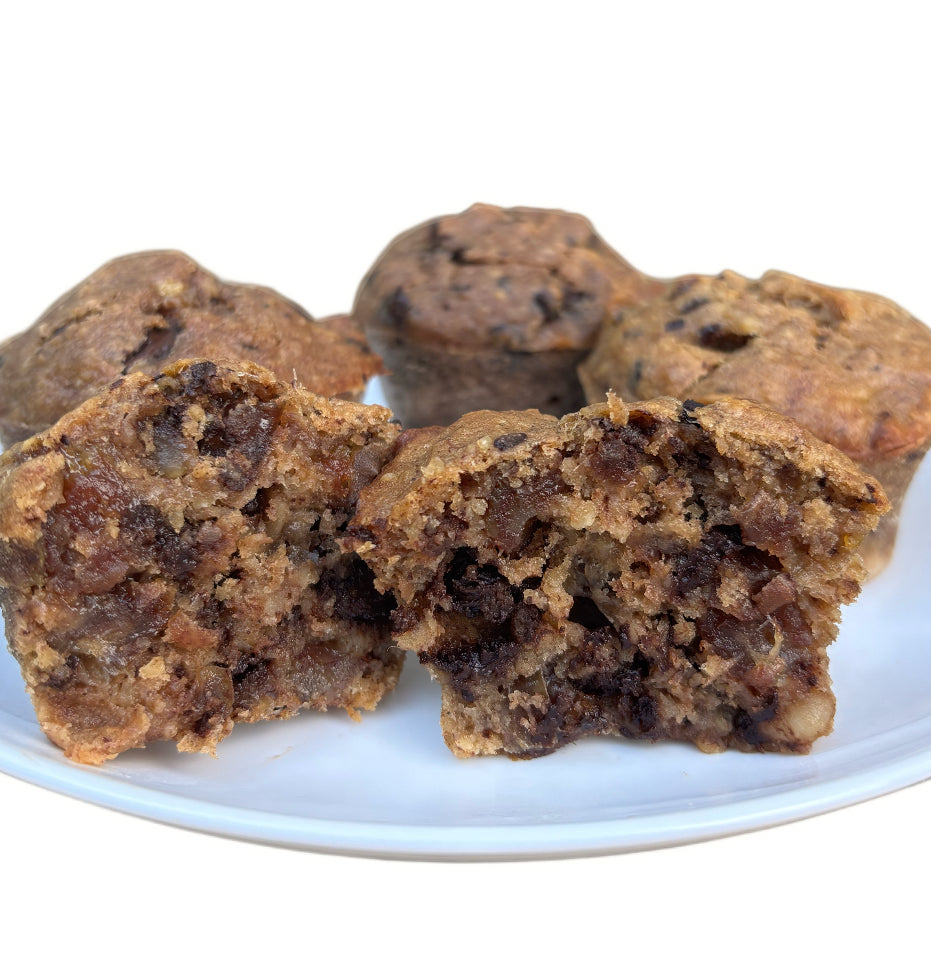 Choc-Banana Muffin (No Refined Sugar Added)