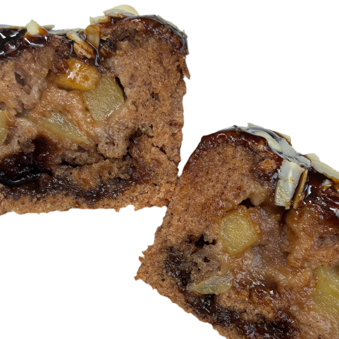 Dark Amber Apple Muffins